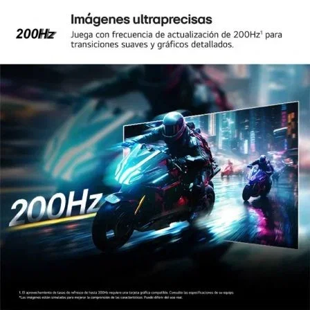 LG Monitor Gaming UltraGear 27G610A-B 27" QHD IPS 200 Hz 1ms FreeSync Premium HDR400 Negro Regulable en Altura